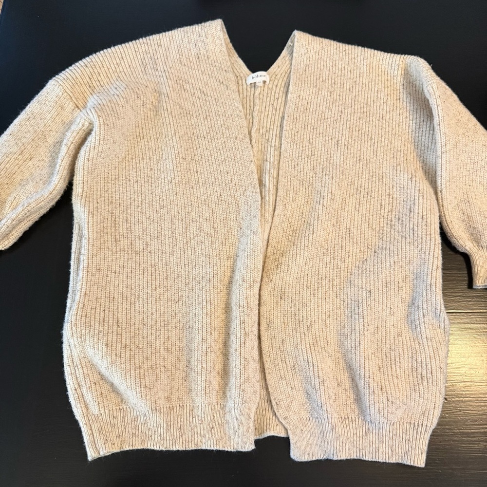 Bohme Cozy Cream Cardigan Sweater‎